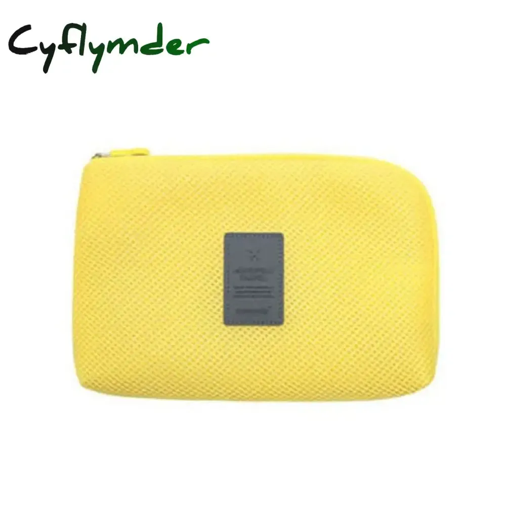 Cyflymder Portable Data Cable Storage Bag Earphone Wire Organizer Case for Headphone Line Headset Closet Organizer Storage Box Storage Home
