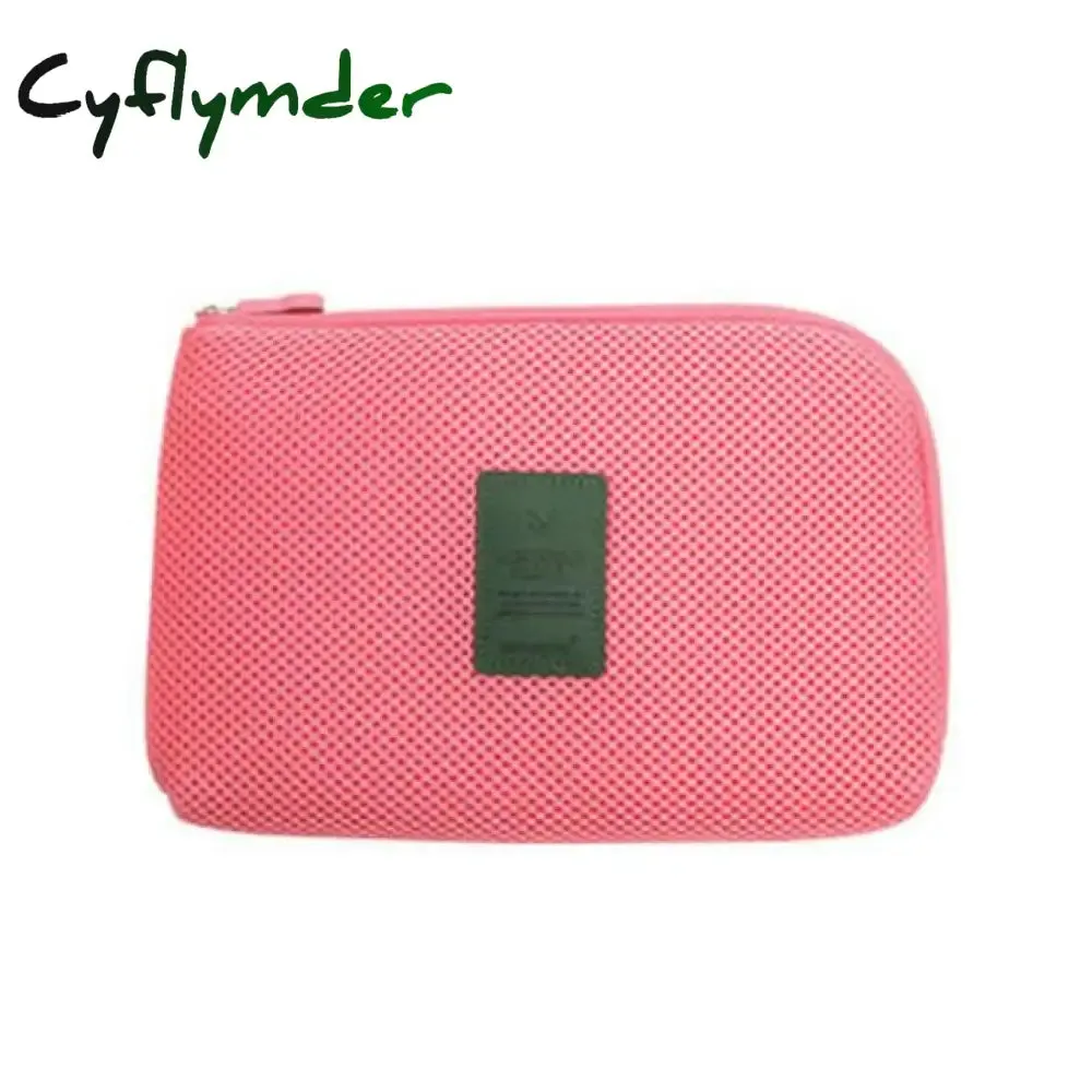 Cyflymder Portable Data Cable Storage Bag Earphone Wire Organizer Case for Headphone Line Headset Closet Organizer Storage Box Storage Home