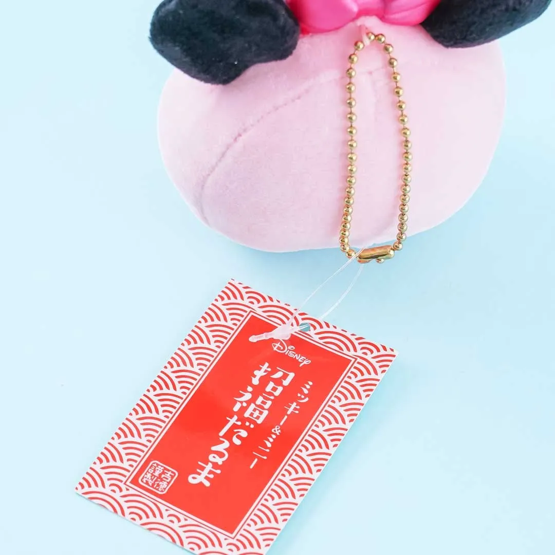 Daruma Plushie Charm - Minnie Mouse / Mini