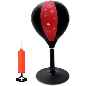 Desktop Punching Sports Ball with Stand and Pump