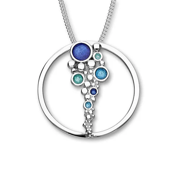Dröfn Large Round Enamel Pendant EP477