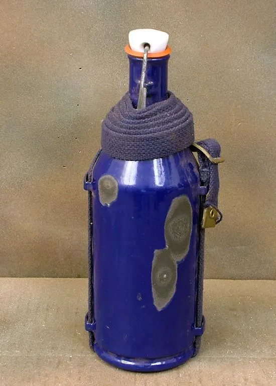 Dutch Pre-WW2 Enamel Water Bottle