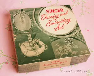 Embroidery Darning Set, (Vintage Original)
