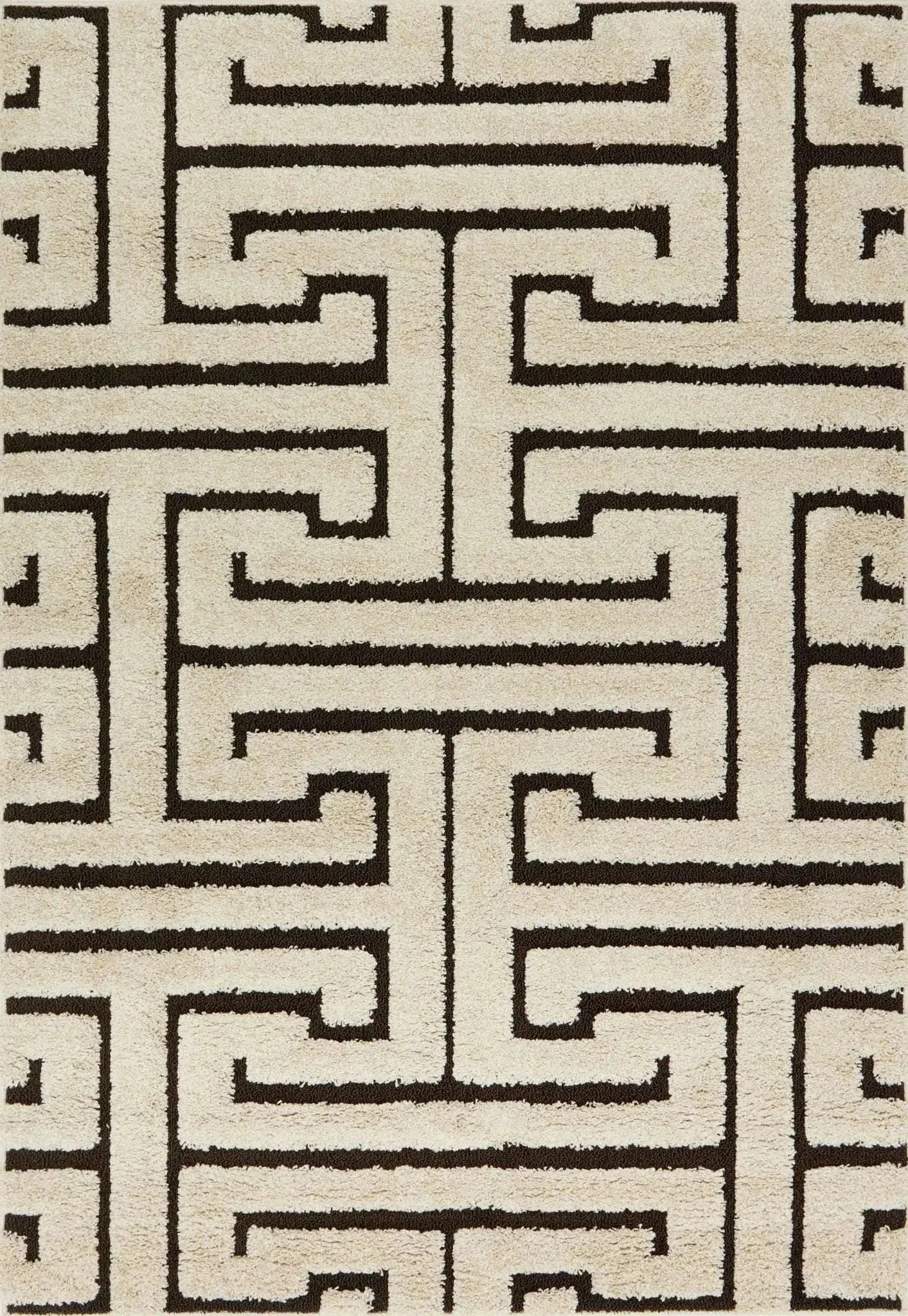 Enchant EN-28 Ivory/Dark Brown Rug