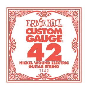 Ernie Ball 42W Nickel Ball End Guitar String