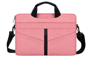 Executive Men's Zipper Designed Business Laptop Bag-Pink