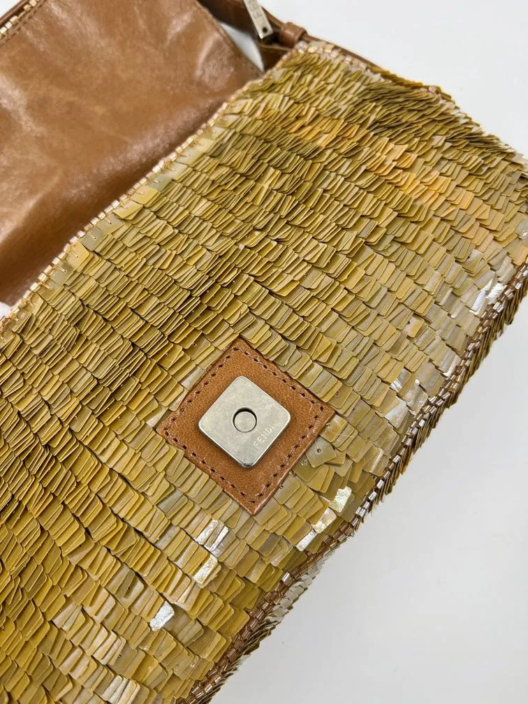 Fendi Beaded Baguette Bag