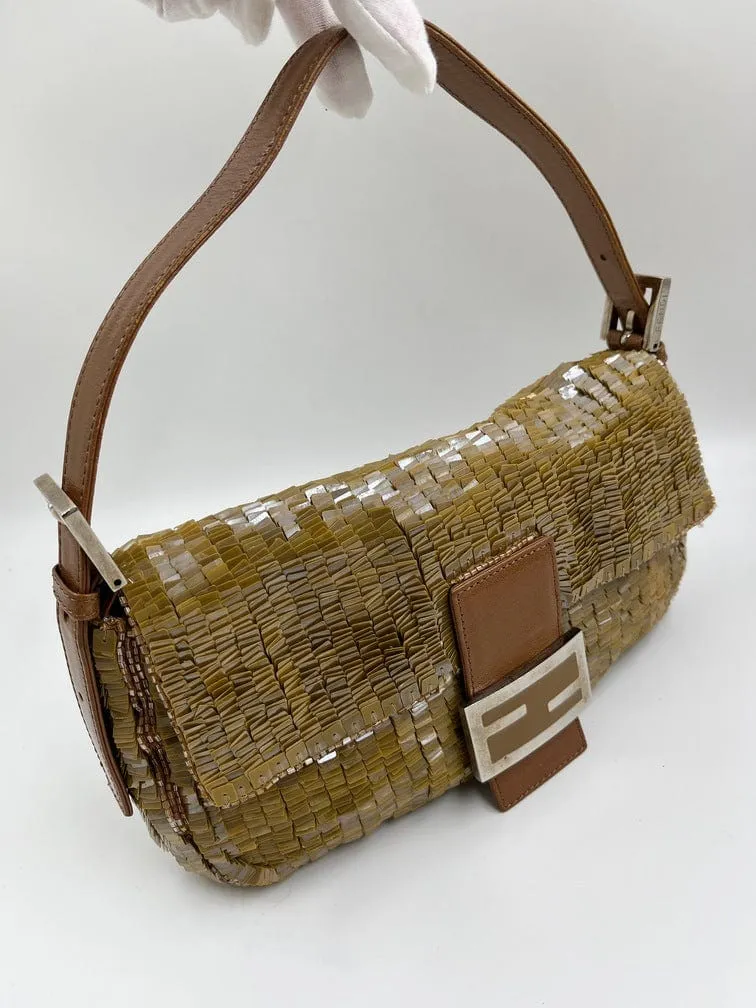 Fendi Beaded Baguette Bag