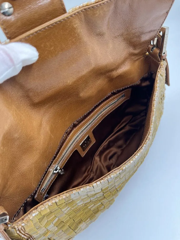 Fendi Beaded Baguette Bag