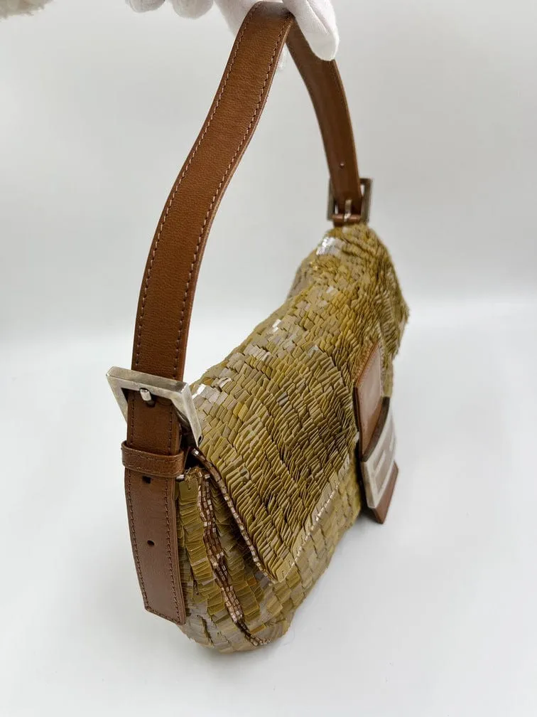 Fendi Beaded Baguette Bag
