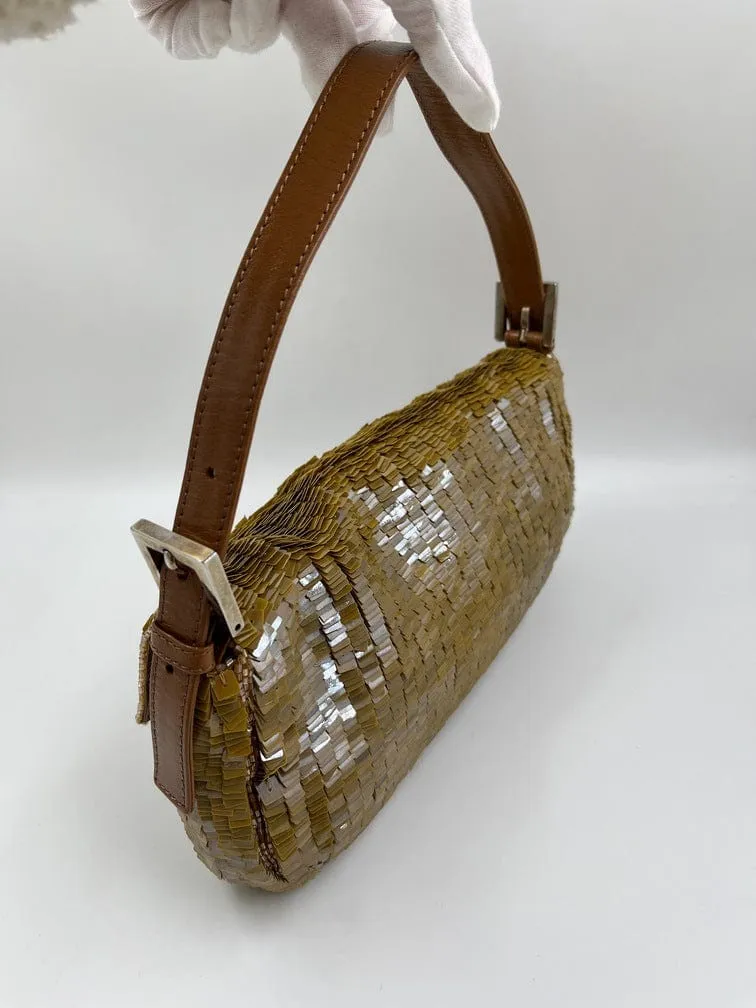 Fendi Beaded Baguette Bag