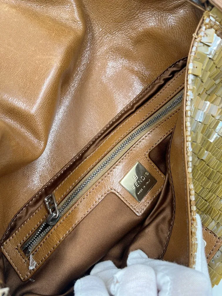 Fendi Beaded Baguette Bag