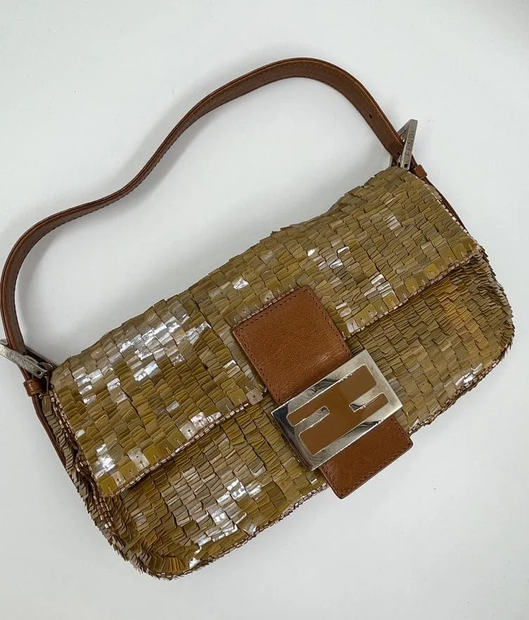 Fendi Beaded Baguette Bag