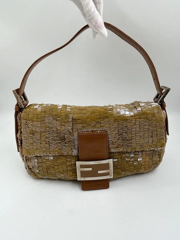 Fendi Beaded Baguette Bag