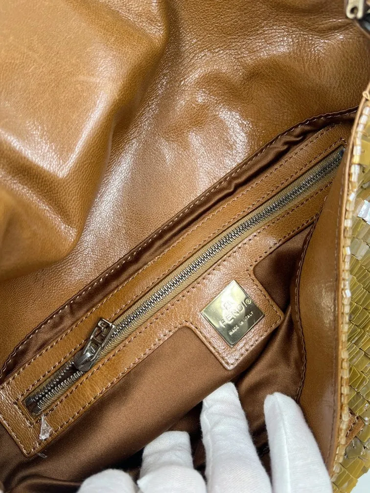 Fendi Beaded Baguette Bag