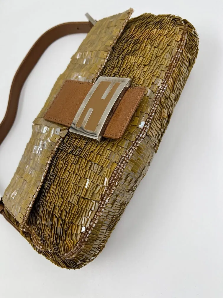 Fendi Beaded Baguette Bag