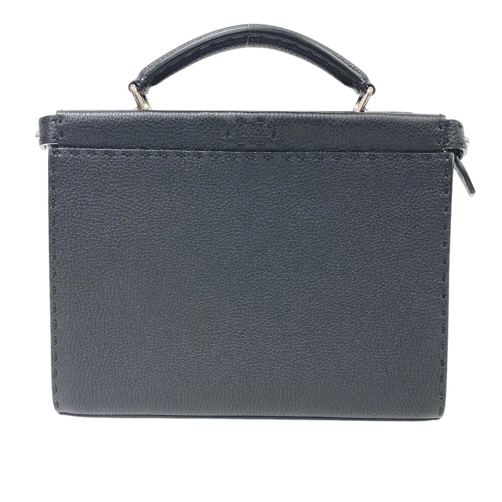 FENDI Handbag 7VA422 leather black Celeria Fit Mini