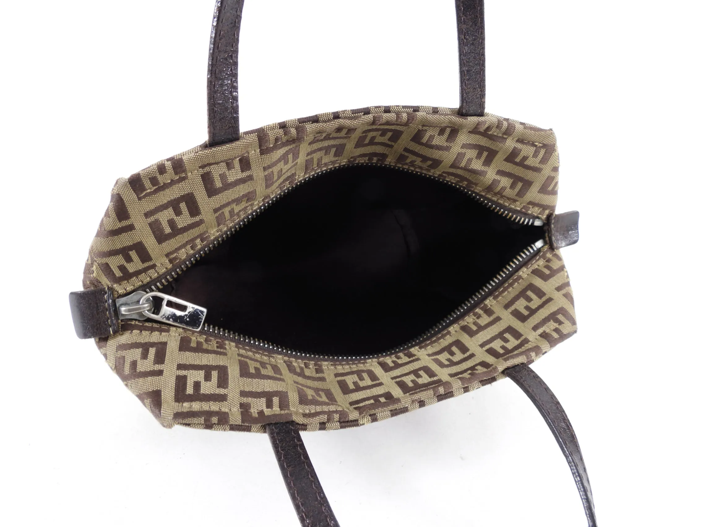 Fendi Vintage 1990's Mini Zucca Monogram Logo Bag