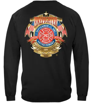 firefighter badge of honor Long Sleeves