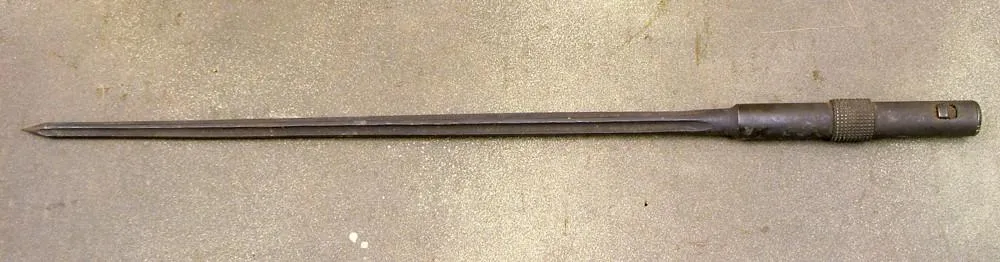 French MAS 36/29 Paratrooper Rifle Needle Bayonet: Unissued