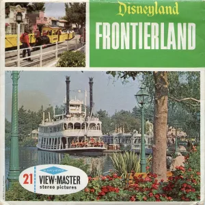 Frontierland - Disneyland - View-Master  3 Reel Packet - 1960s views -vintage - (PKT-A176-S6C)