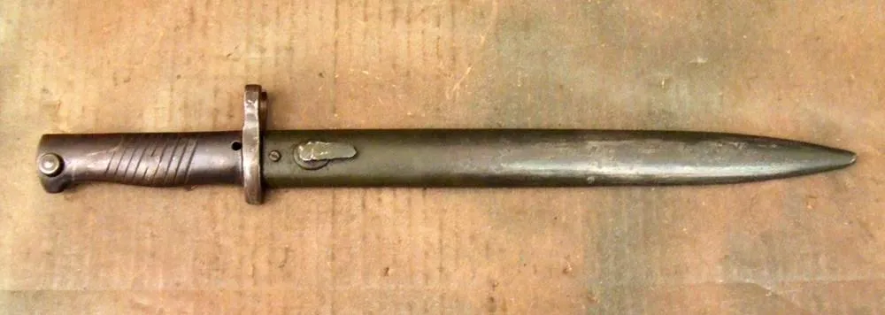 German Ersatz Original WWI Bayonet w/ Scabbard: EB49 (One Only)
