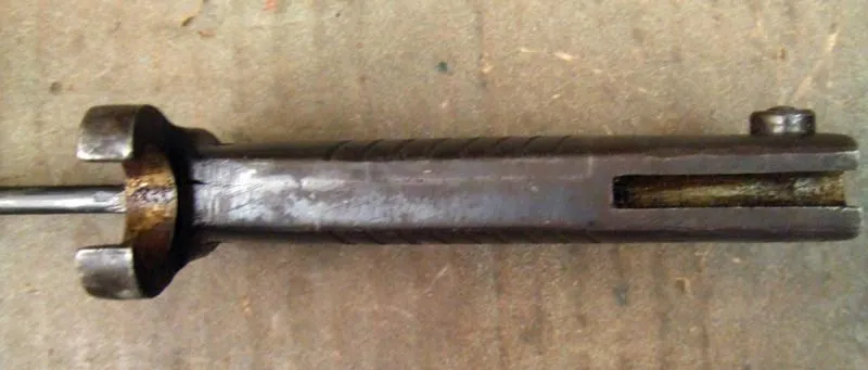 German Ersatz Original WWI Bayonet w/ Scabbard: EB49 (One Only)