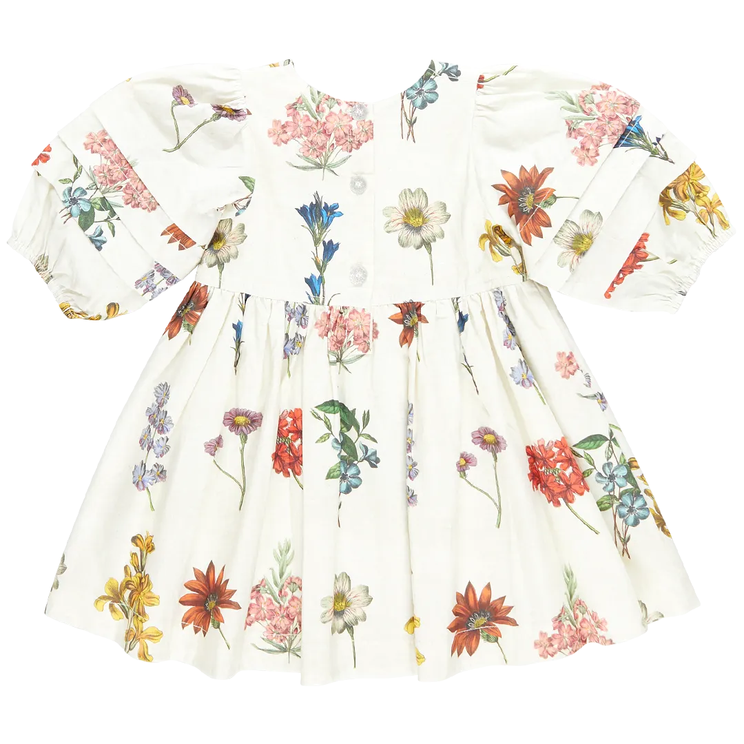 Girls Brooke Dress - Notebook Botanical