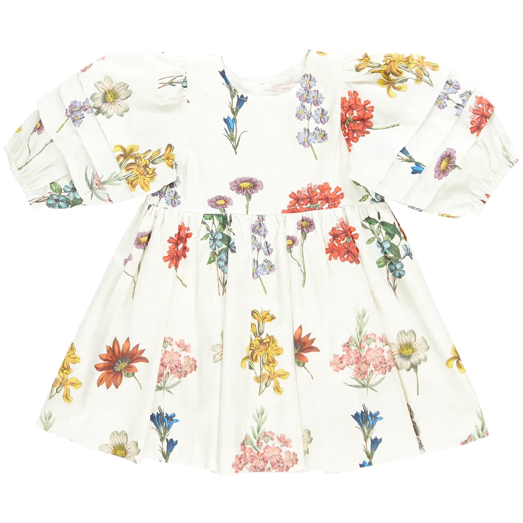 Girls Brooke Dress - Notebook Botanical