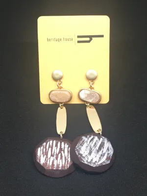 Glistening Sandstone Earrings
