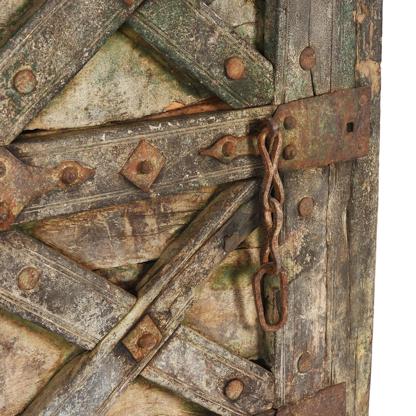 Indian Stick Door From Jaisalmer - 19th Century