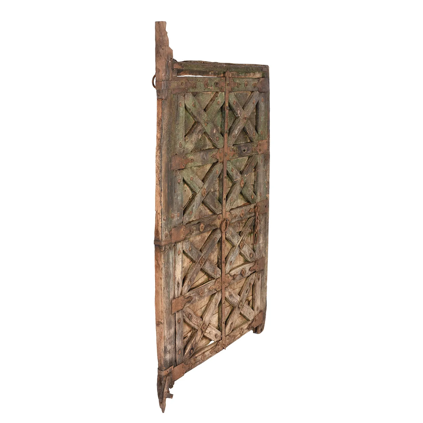 Indian Stick Door From Jaisalmer - 19th Century