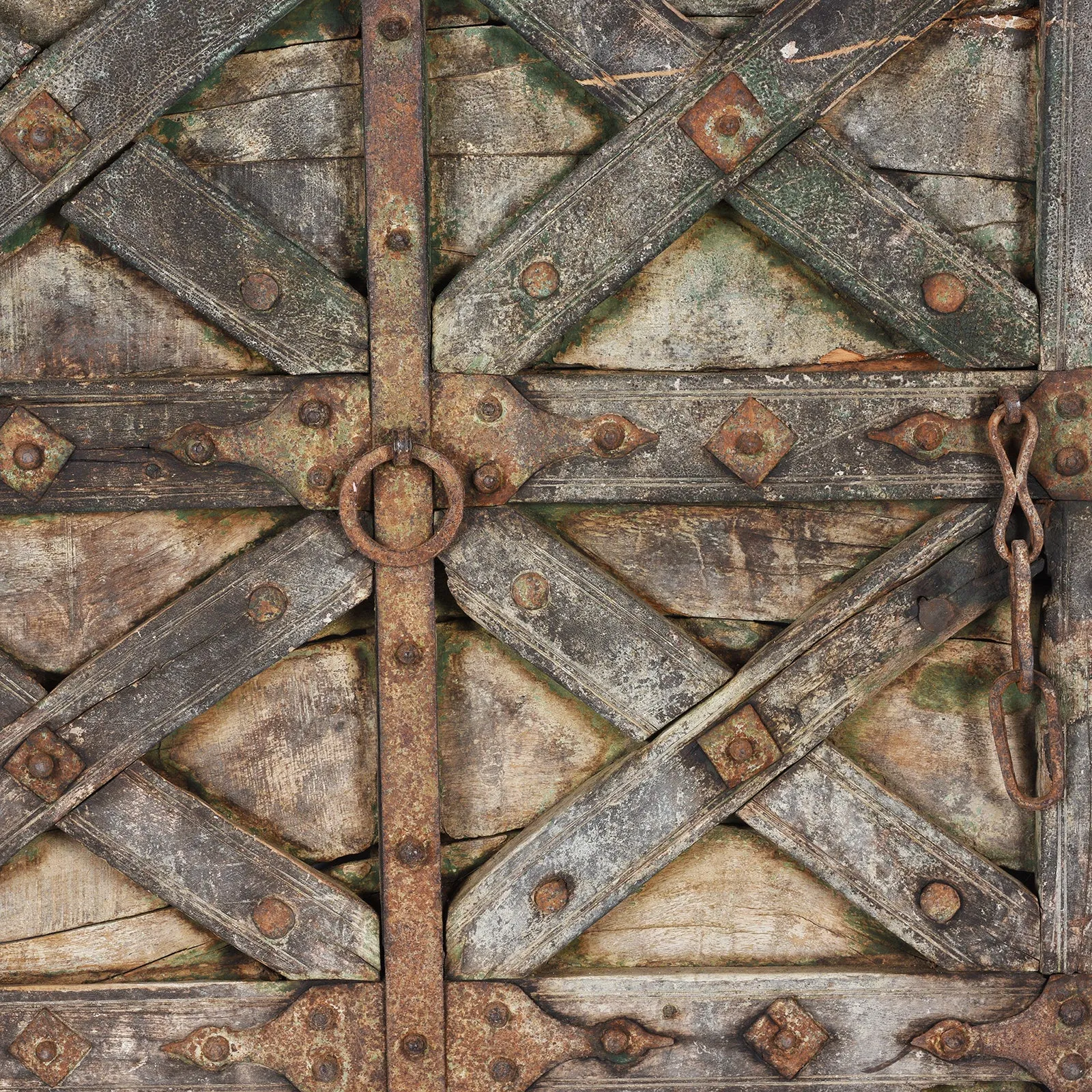 Indian Stick Door From Jaisalmer - 19th Century