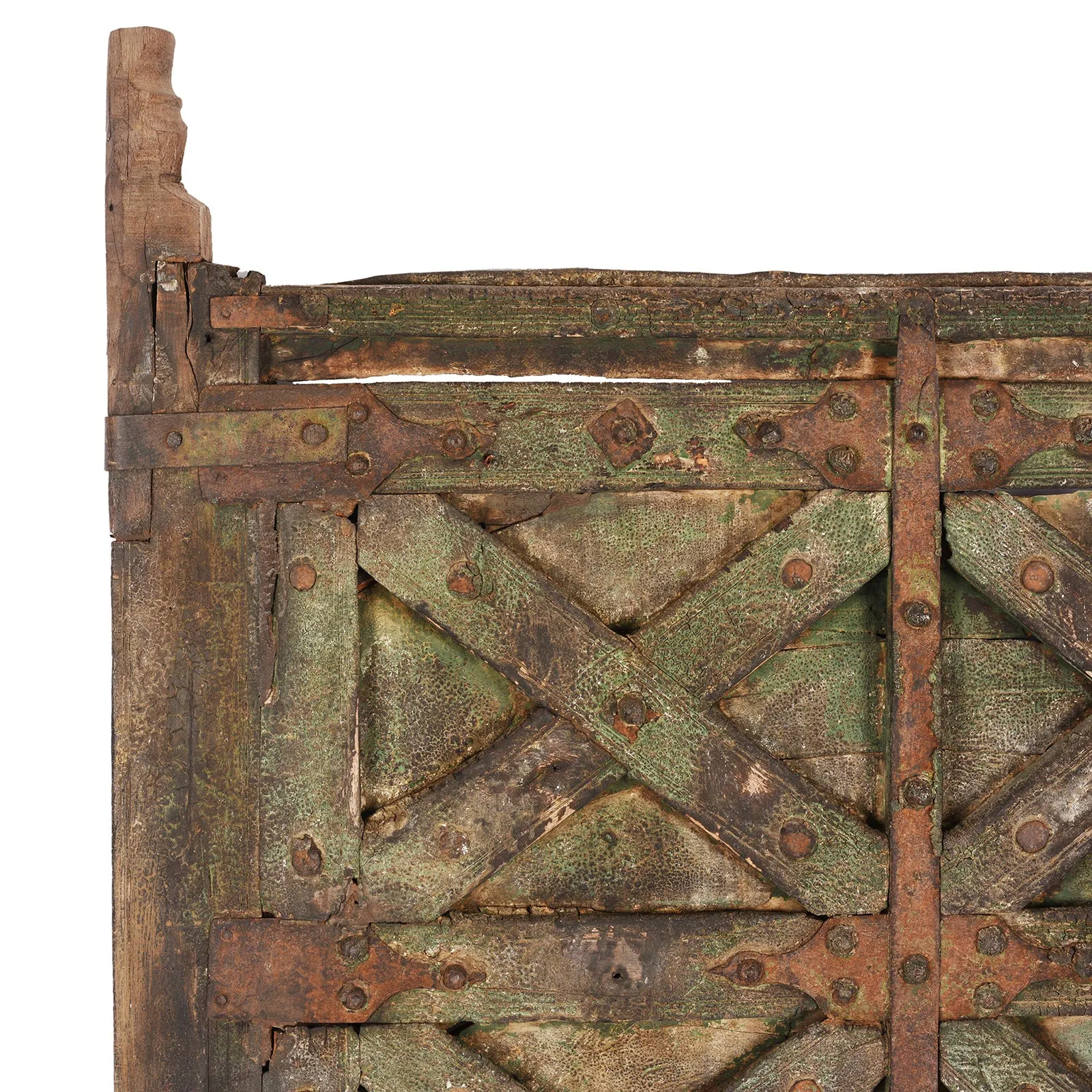 Indian Stick Door From Jaisalmer - 19th Century