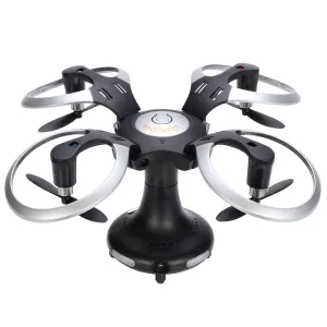 JJRC 415C 2.4GHz 6-Axis Ball Shape Drone RC Quadcopter Kids Toys 0.3MP Camera WiFi FPV Headless Mode Altitude Hold One Key Return 3D Flips BNF (Black)