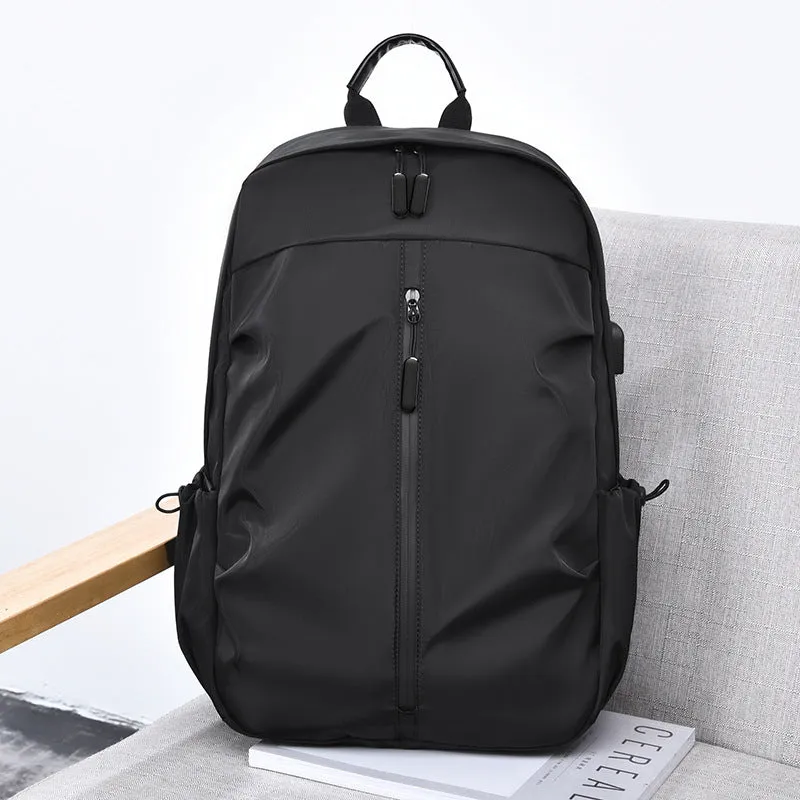 Large Capacity Backpack Men's  Simple and Casual Atmosphere Business Computer Bag Trendy Outdoor Travel Backpack Men