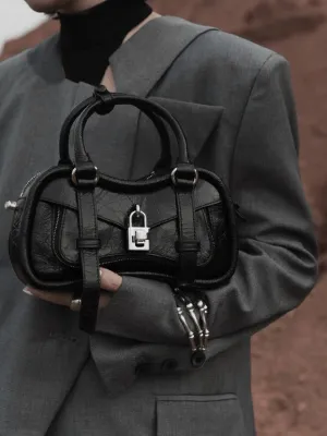 Leather Compact Key Hand-Bag Mini-Bag