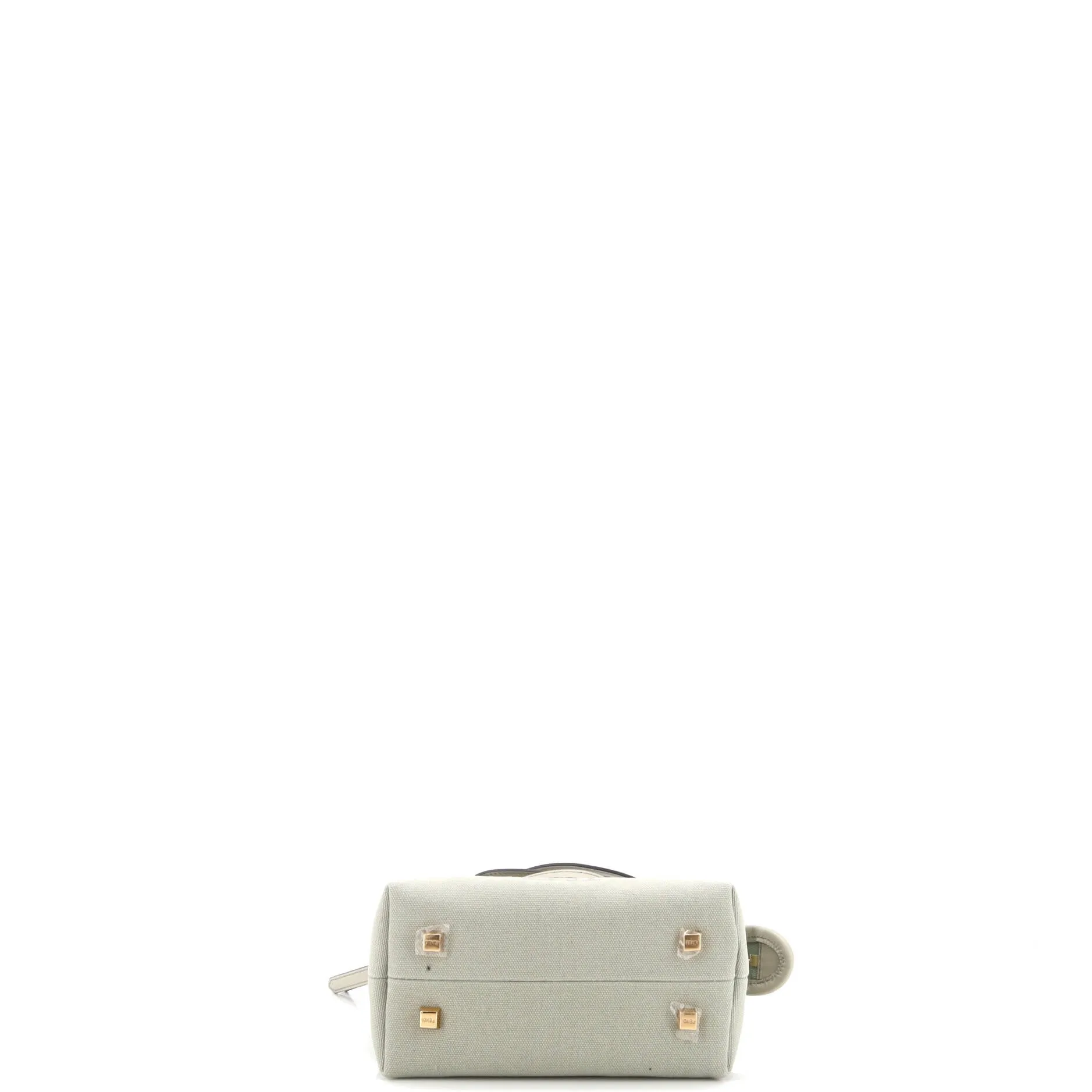 Logo By The Way Top Handle Bag Embroidered Canvas Mini