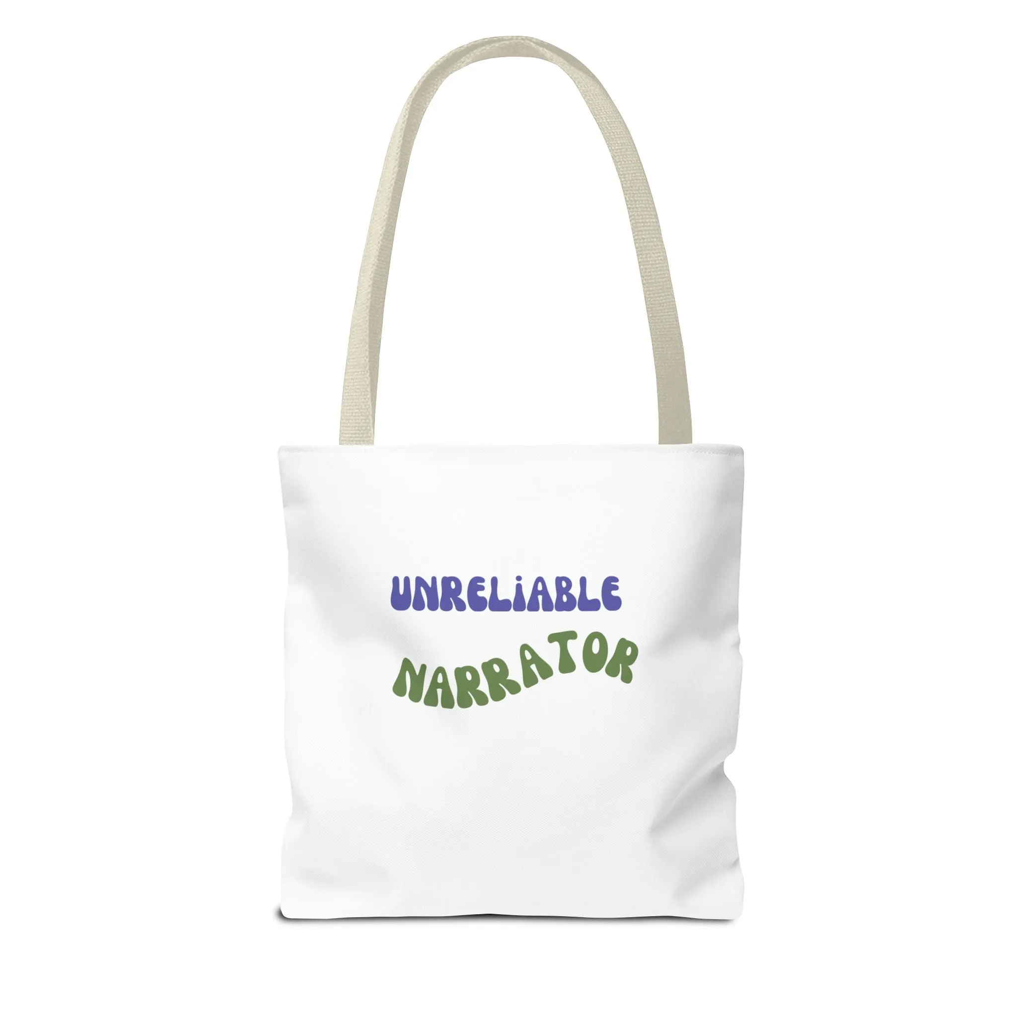Main Character & Unreliable Narrator Tote Bag - Fun & Playful Eco-Friendly Carryall