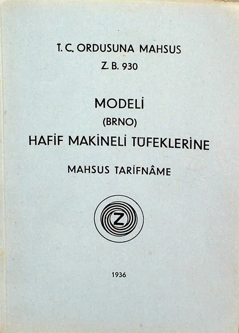 Manual: ZB 26 (ZB 30) Original Prewar Issue: Grade 2