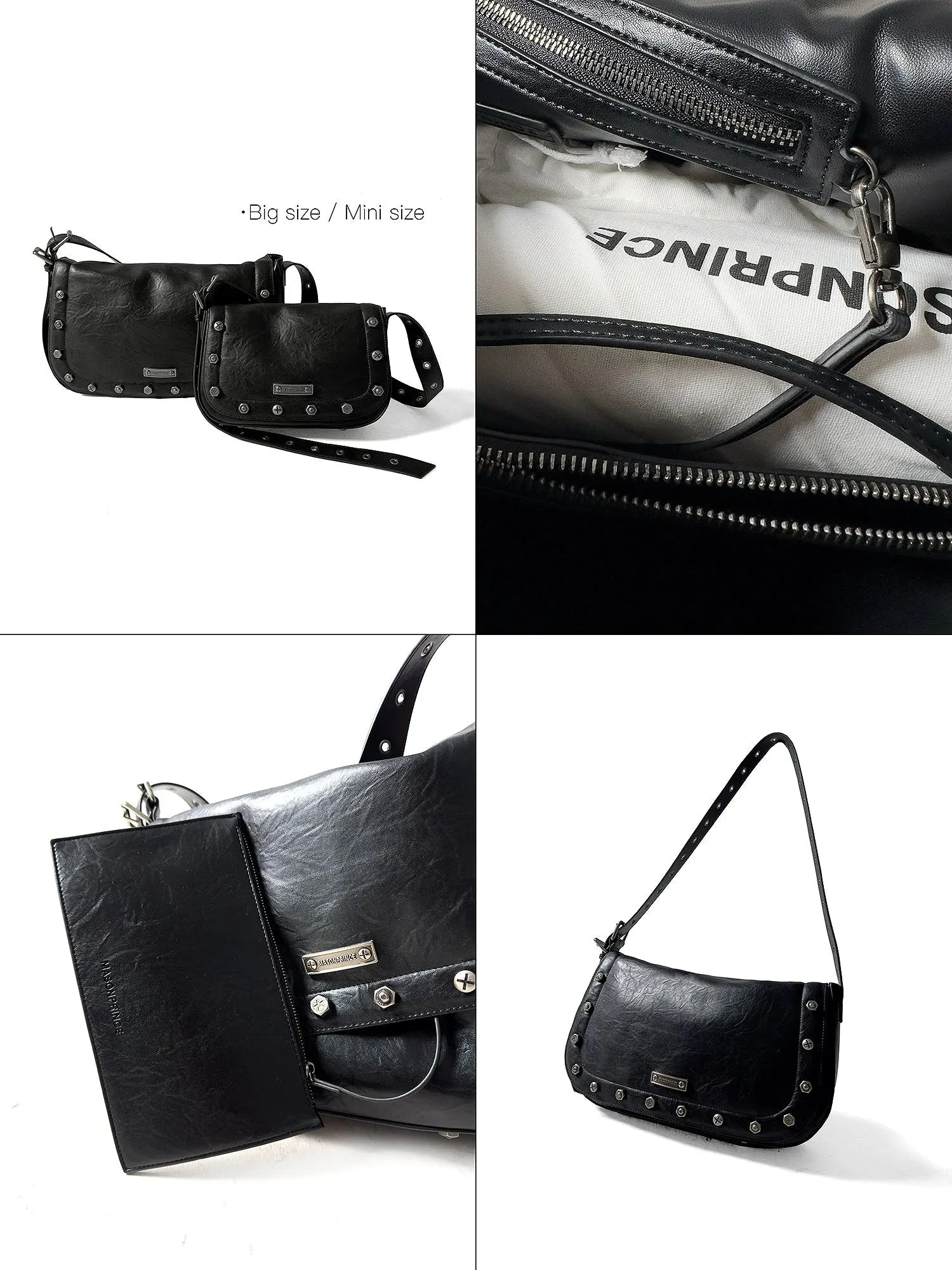 MASONPRINCE Screws Shoulder Bag