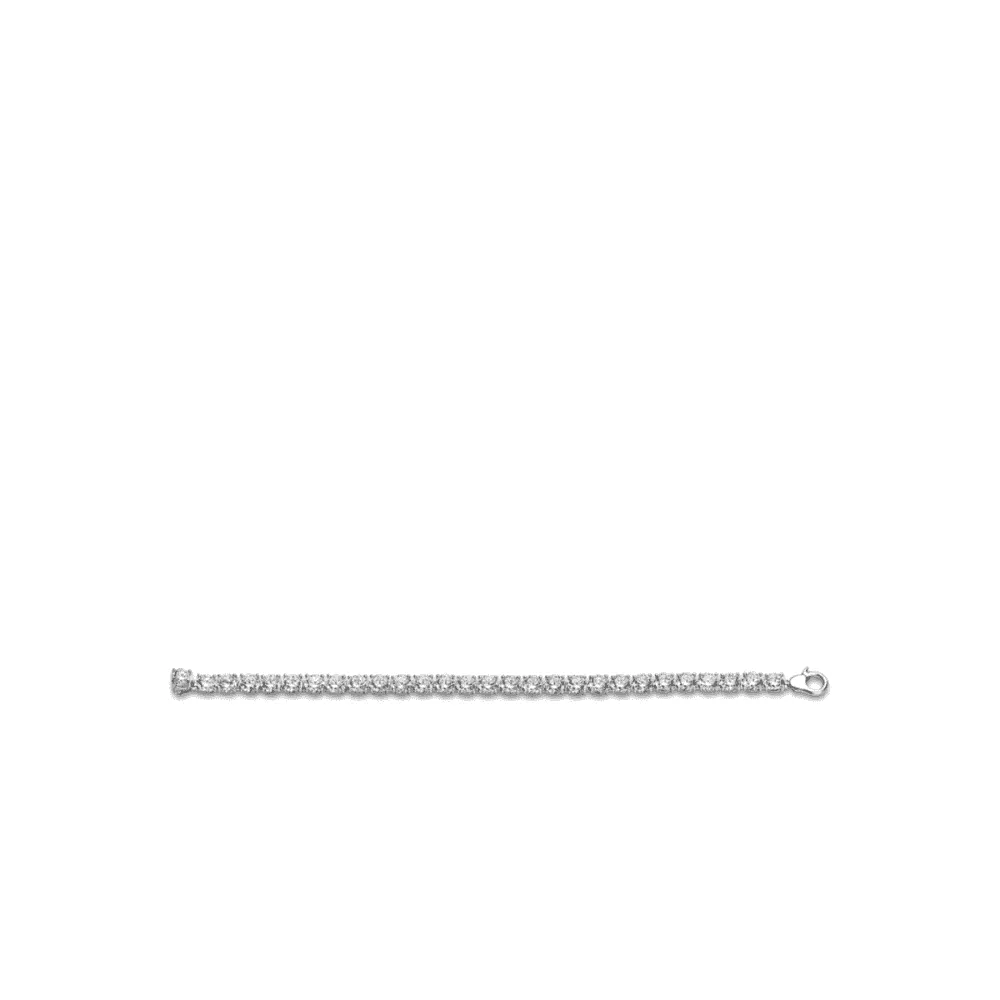 Milano Tennis Bracelet - Silver - 2676ZI