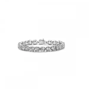 Milano Tennis Bracelet - Silver - 2676ZI