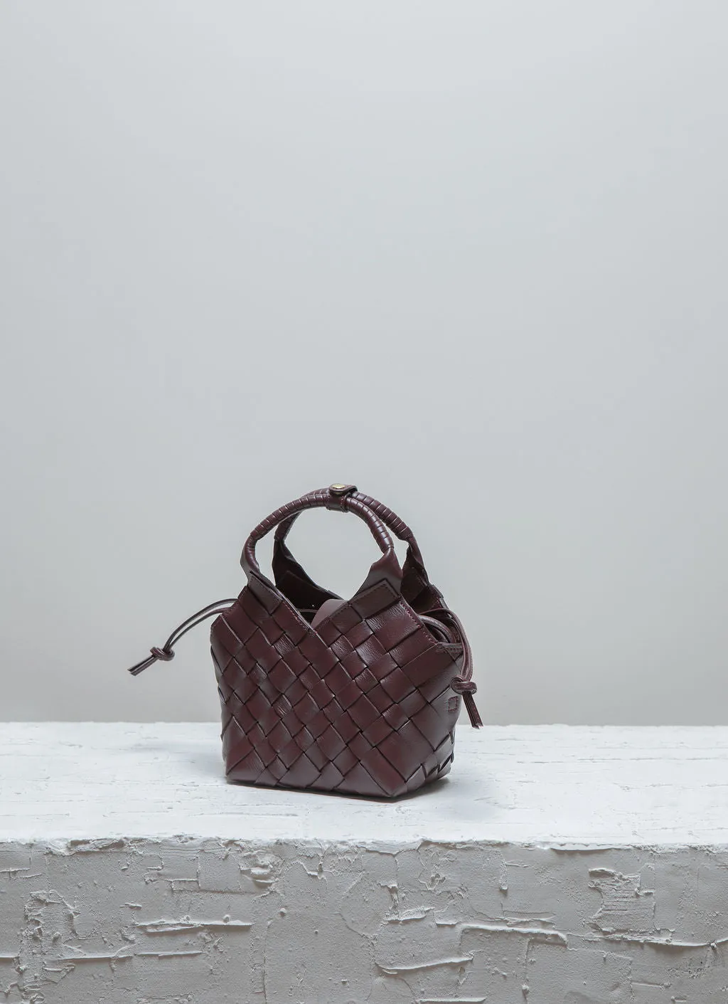 MISU MINI Dark Maroon Cross-body bag