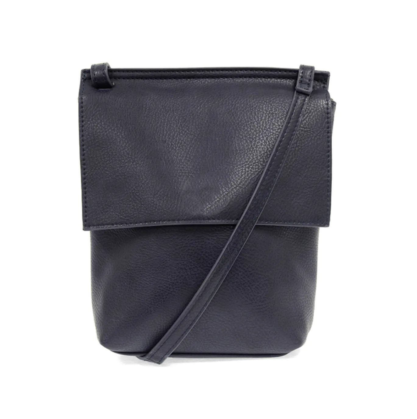 Navy Front Flap Crossbody Bag