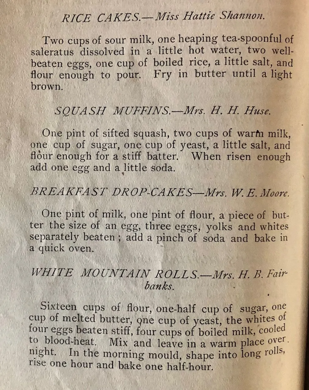 (New Hampshire) Y.M.C.A. Tested Recipes collected from our Friends and Neighbors and Published for the Fair