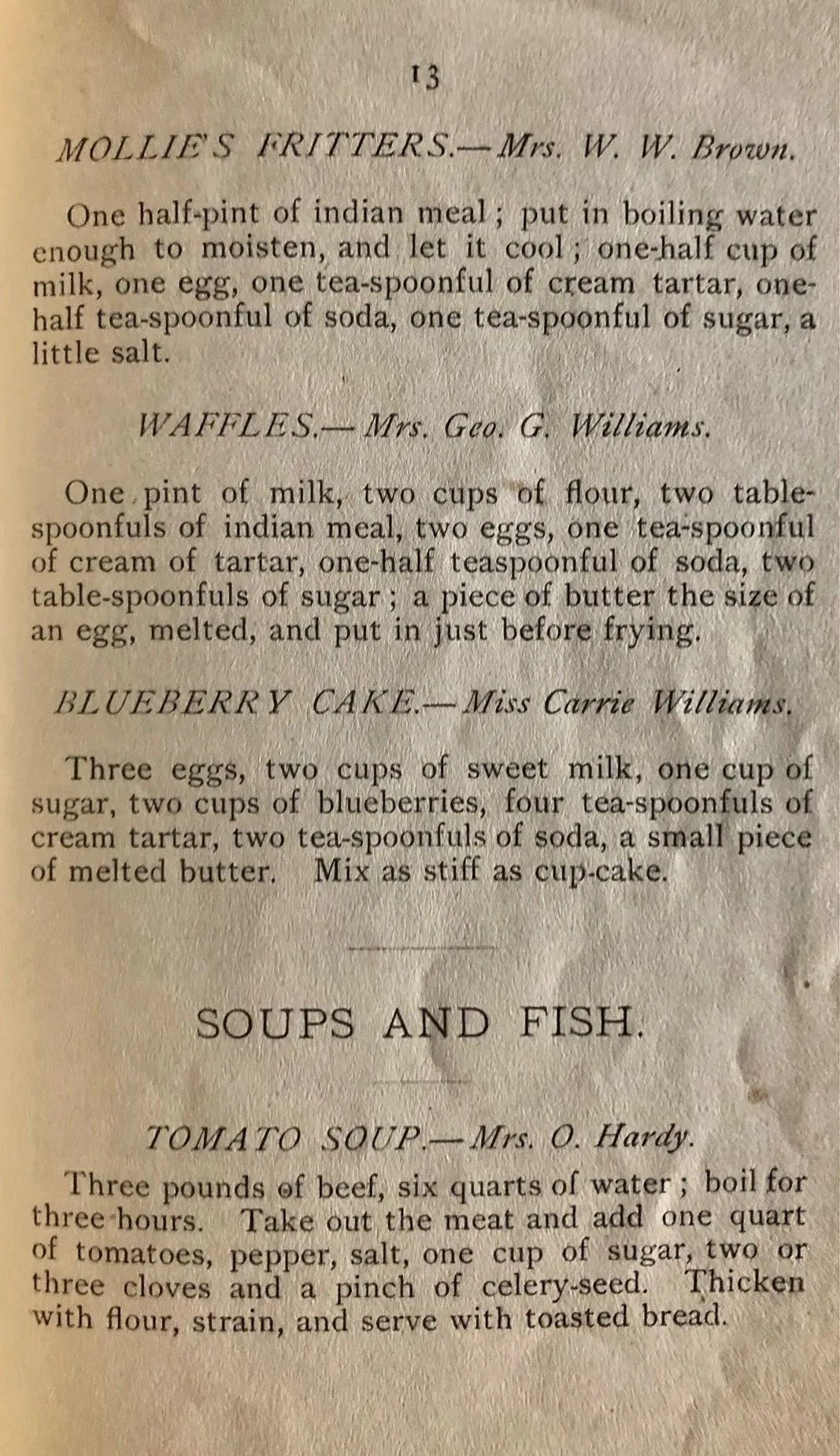 (New Hampshire) Y.M.C.A. Tested Recipes collected from our Friends and Neighbors and Published for the Fair
