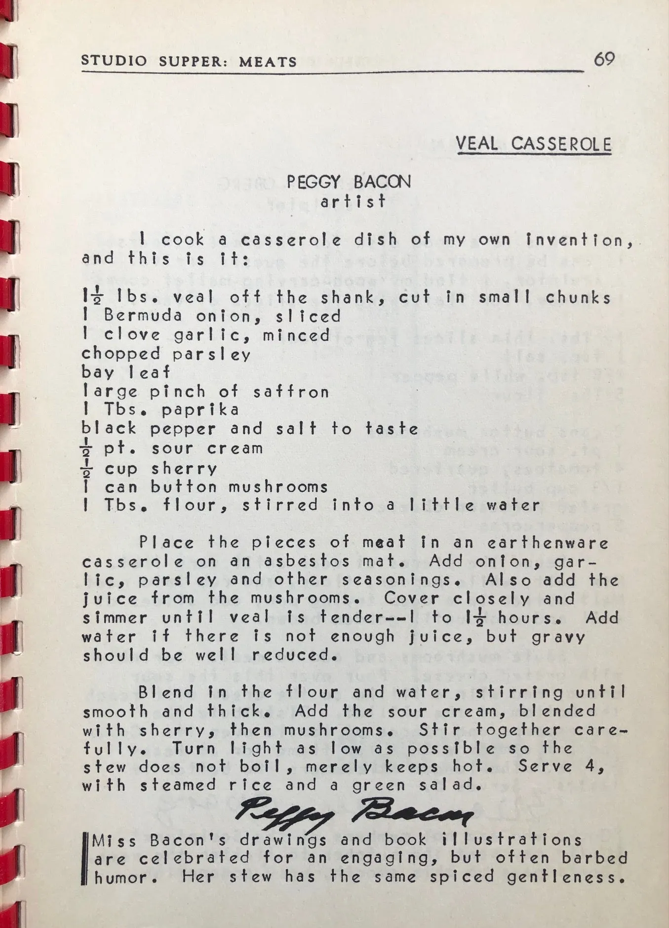 (New York City) Clementene Wheeler, ed. Greenwich Village Gourmet: Studio Cookery - Favorite Recipes of 100 Prominent Village Artists, Writers, Dancers, and Theatre People.