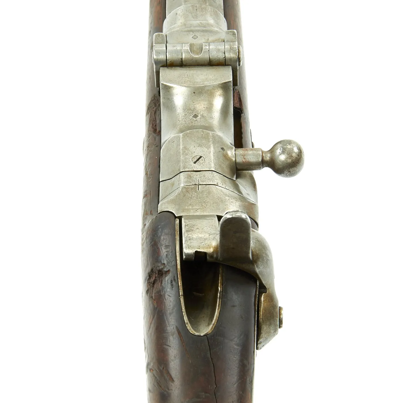 Original Belgian M-1867 Albini-Braendlin 11mm Infantry Rifle with External Hammer - dated 1868