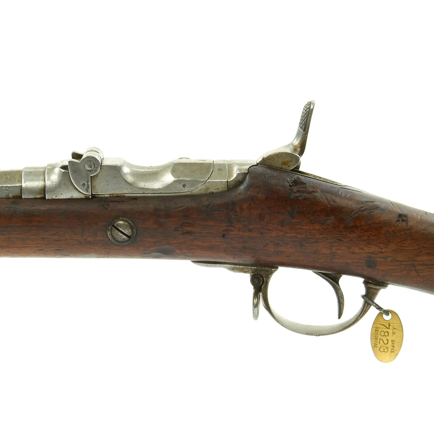 Original Belgian M-1867 Albini-Braendlin 11mm Infantry Rifle with External Hammer - dated 1868